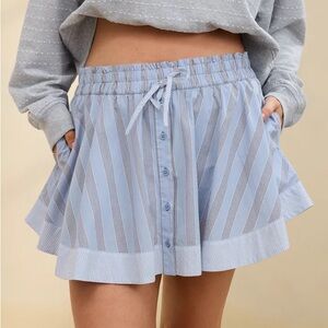 Aerie Light Blue Boxer Skort
